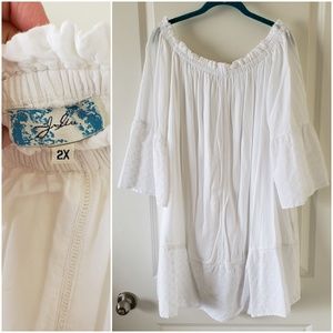 White off shoulder dress